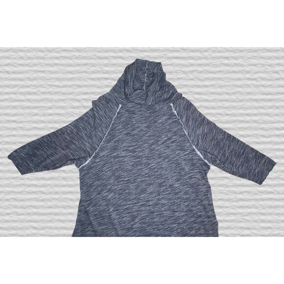 Free People FP Beach Terri Cocoon Dress XL/XXL Gray Cowl Neck Lagenlook Hippy - Picture 6 of 11